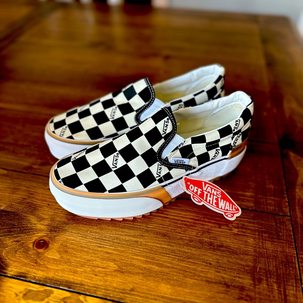 Vans Checker Stacked Platform